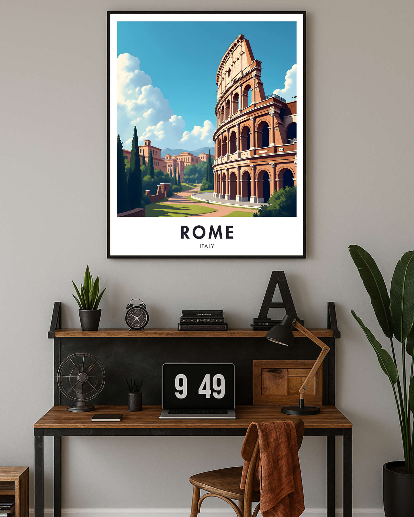 Rome Travel Poster