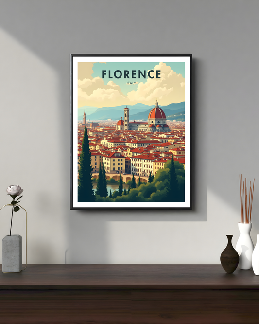 Florence Travel Poster