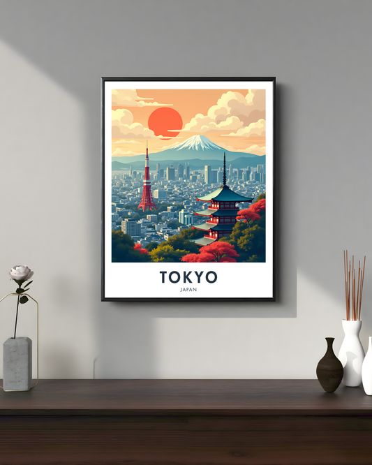 Tokyo Travel Poster