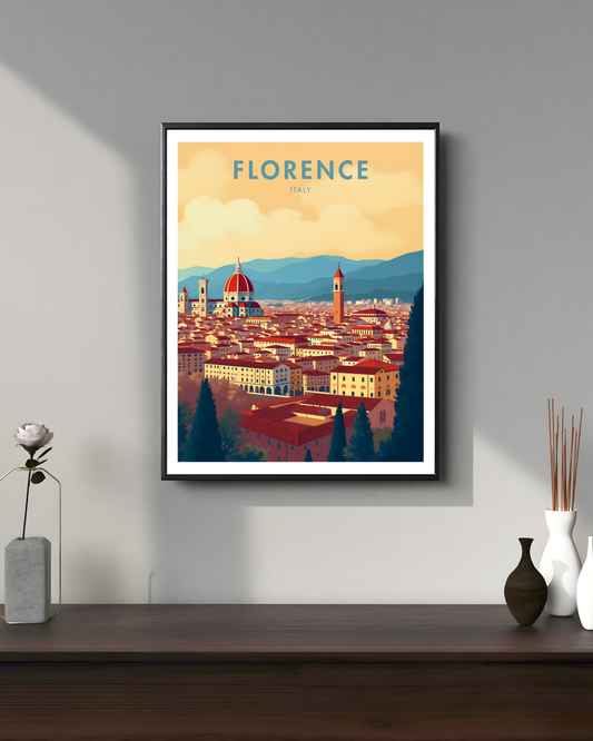 Florence City Travel Poster