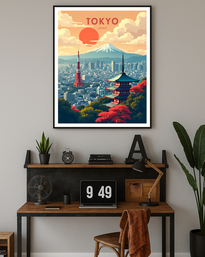 Tokyo Travel Poster