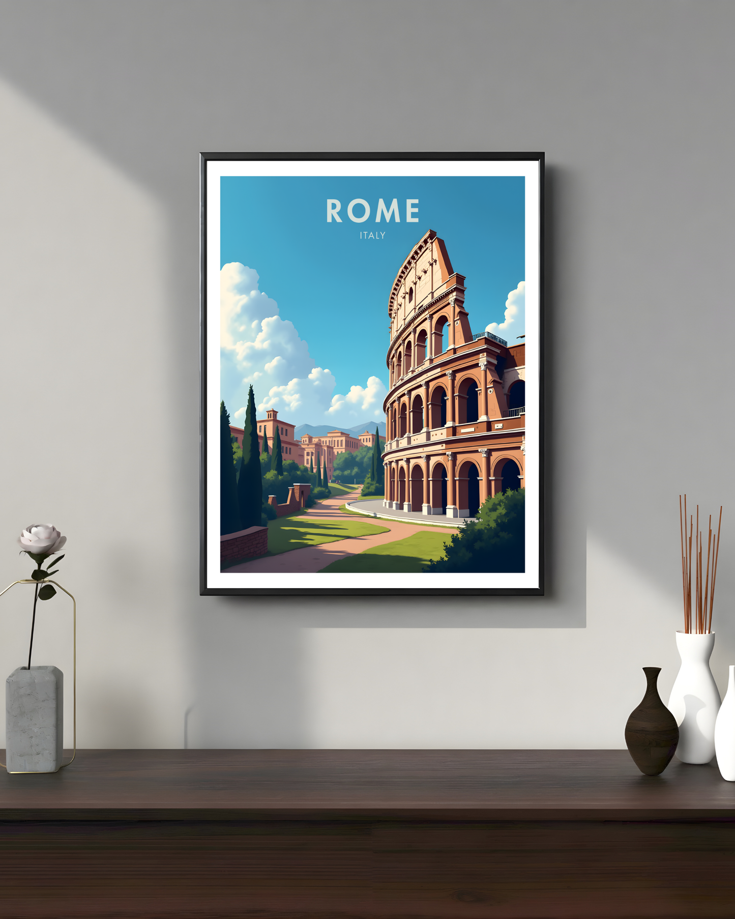 Rome Travel Poster