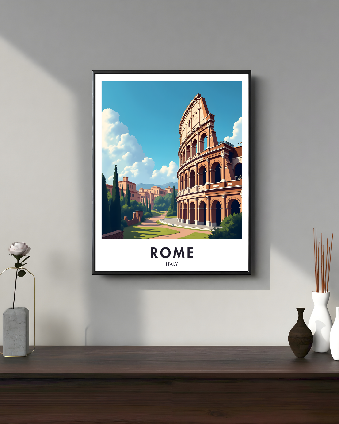 Rome Travel Poster