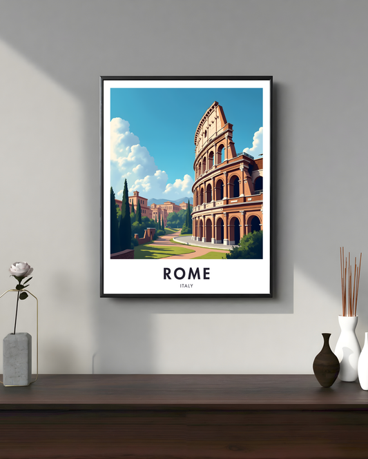Rome Travel Poster