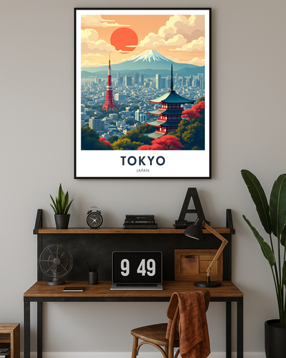 Tokyo Travel Poster