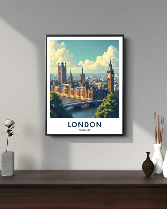 London City Travel Poster